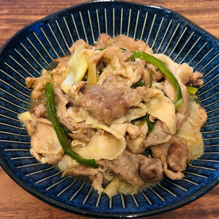 豚肉のすき焼き風炒め